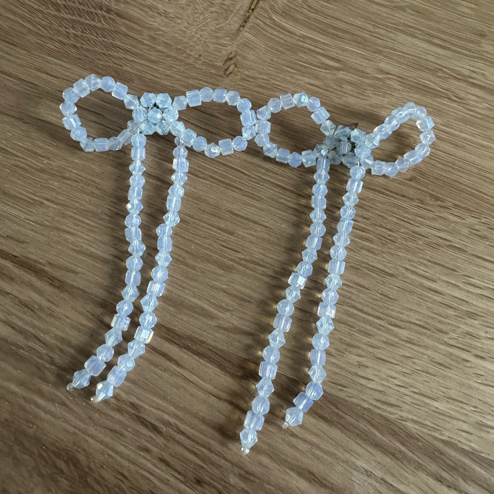 Baublebar beaded bow earrings